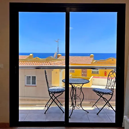 Sea View Apartment In 150 M To Las Vistas Beach * Arona (Tenerife)